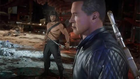 Трейлер дополнения к игре "Mortal Kombat 11" (Rambo vs. Terminator)