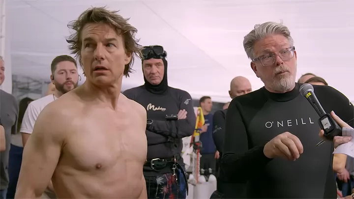 Том Круз под водой в ролике фильма "Миссия: невыполнима. Финальная расплата"