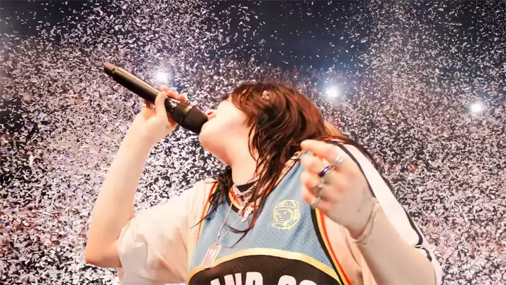 Трейлер концертного фильма Билли Айлиш, снятого Джеймсом Кэмероном