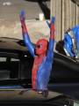 Эндрю Гарфилд на съемках "Удивительного Человека-паука"