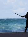 Джонни Депп на съемках "Пиратов Карибского моря 4"