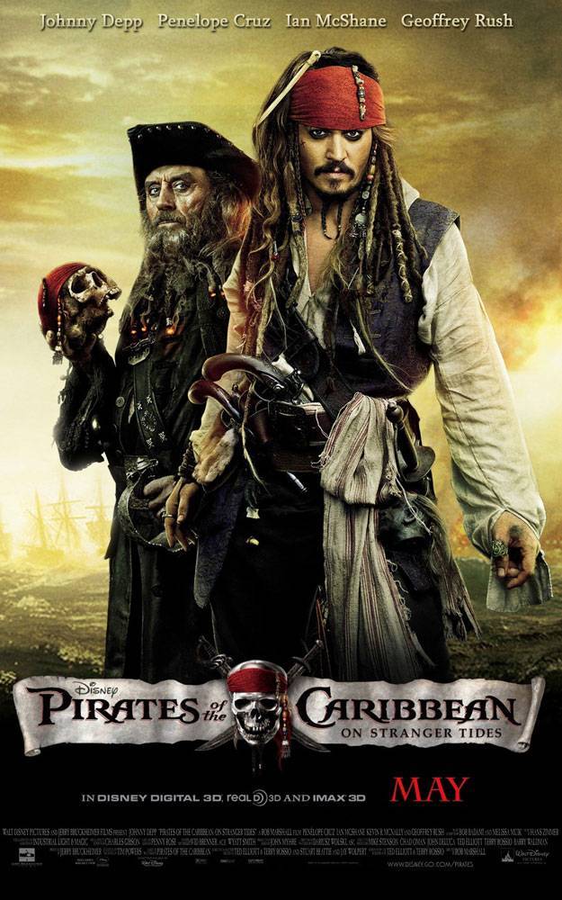 Пираты Карибского моря 4: На странных берегах: постер N16502