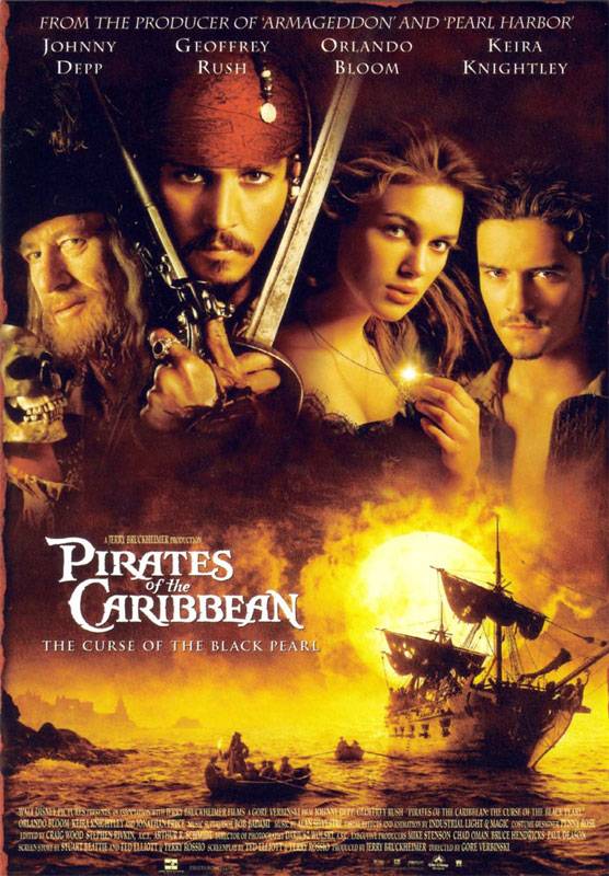 Пираты Карибского моря: Проклятие Черной жемчужины: постер N4514