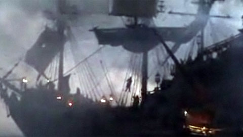 Видео №1 со съемочной площадки фильма "Пираты Карибского моря 4: На странных берегах"