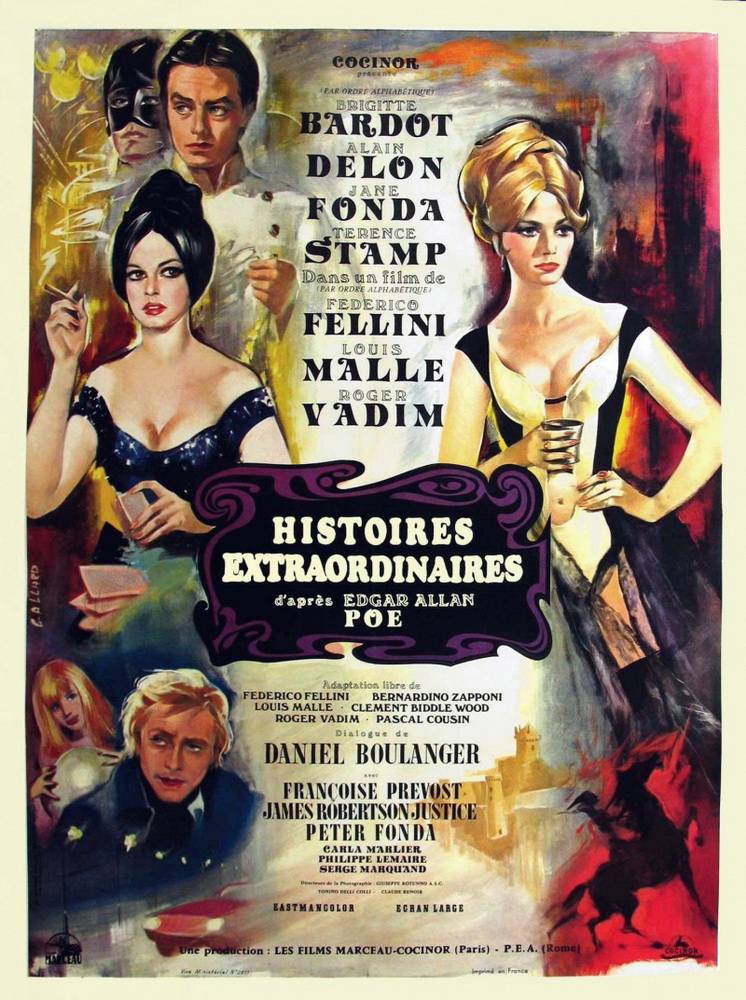 Три шага в бреду / Histoires extraordinaires (1968) отзывы. Рецензии. Новости кино. Актеры фильма Три шага в бреду. Отзывы о фильме Три шага в бреду