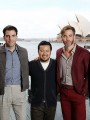 Джон Чо, Закари Куинто, Джастин Лин, Крис Пайн и Карл Урбан на премьере фильма "Стартрек 3: Бесконечность" в Сиднее