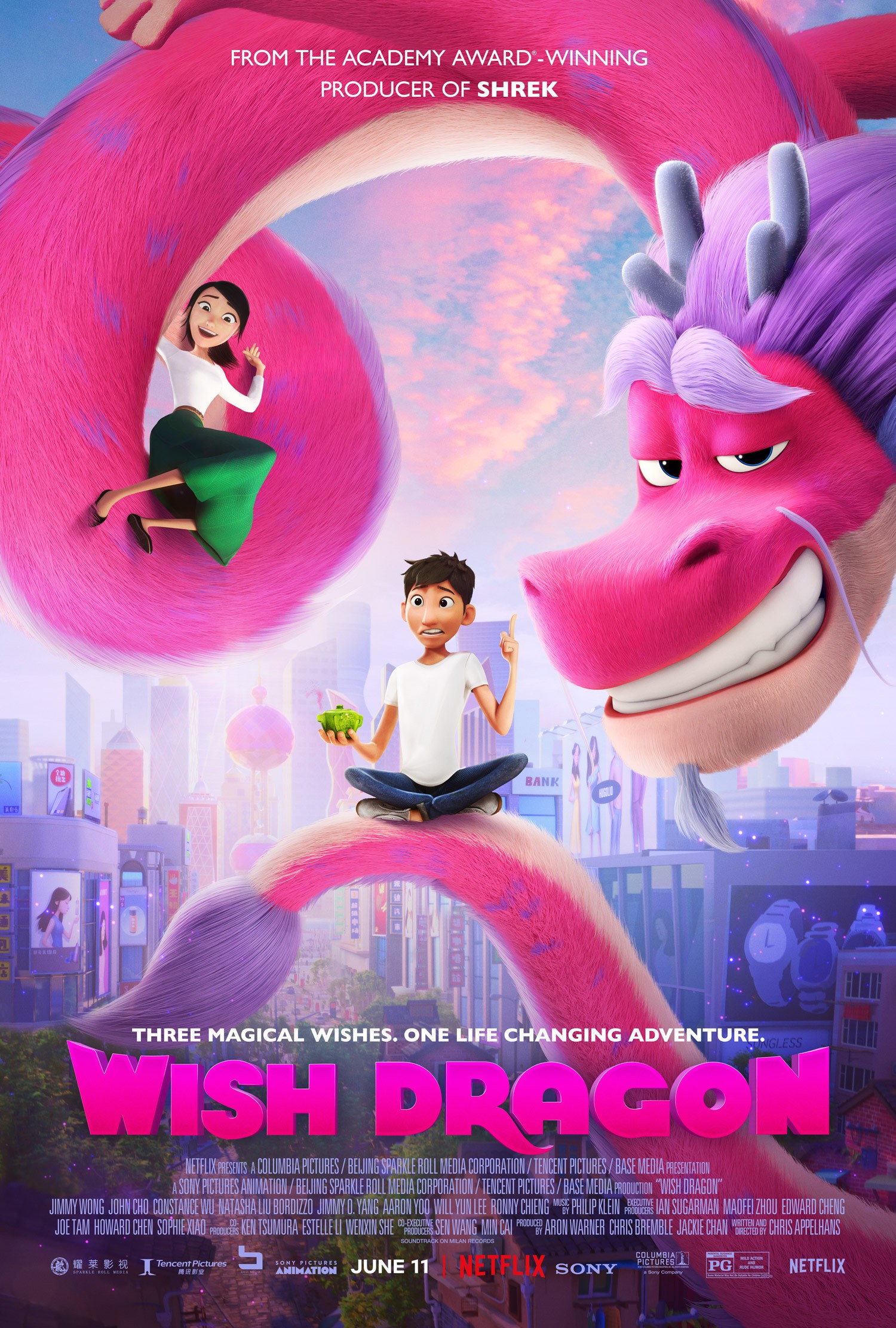 🎬 Мультфильм Волшебный дракон (2021) - Wish Dragon - полная информация о  мультфильме, режиссер: Крис Аппельханс