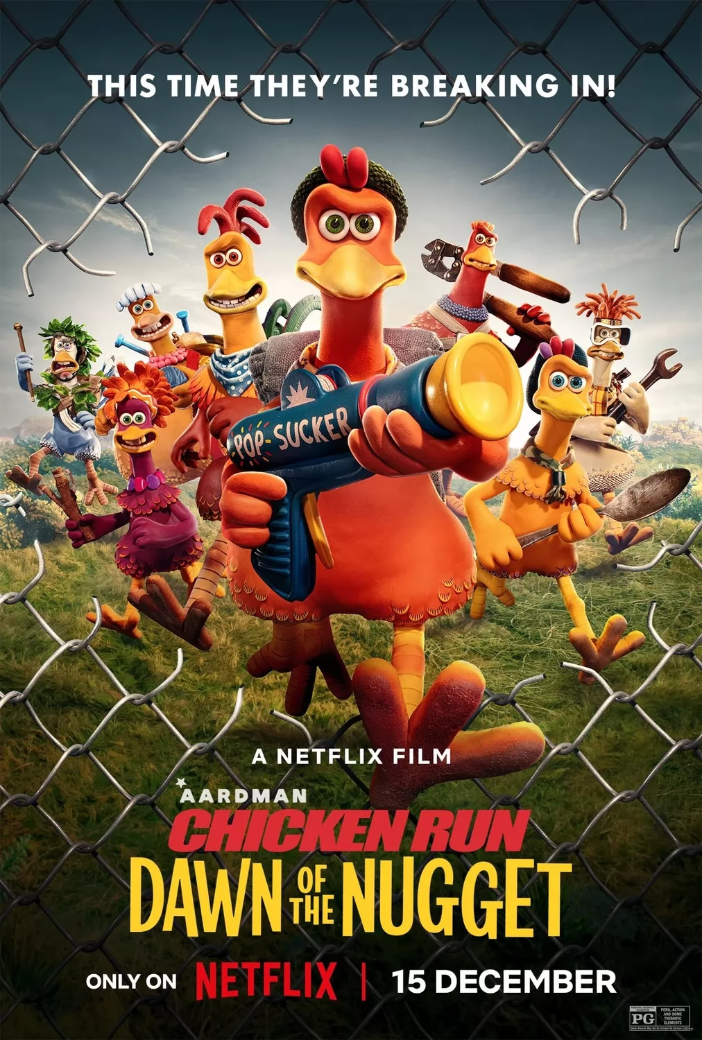 🎬 Мультфильм Побег из курятника 2 (2023) - Chicken Run: Dawn of the Nugget  - полная информация о мультфильме, режиссер: Сэм Фелл