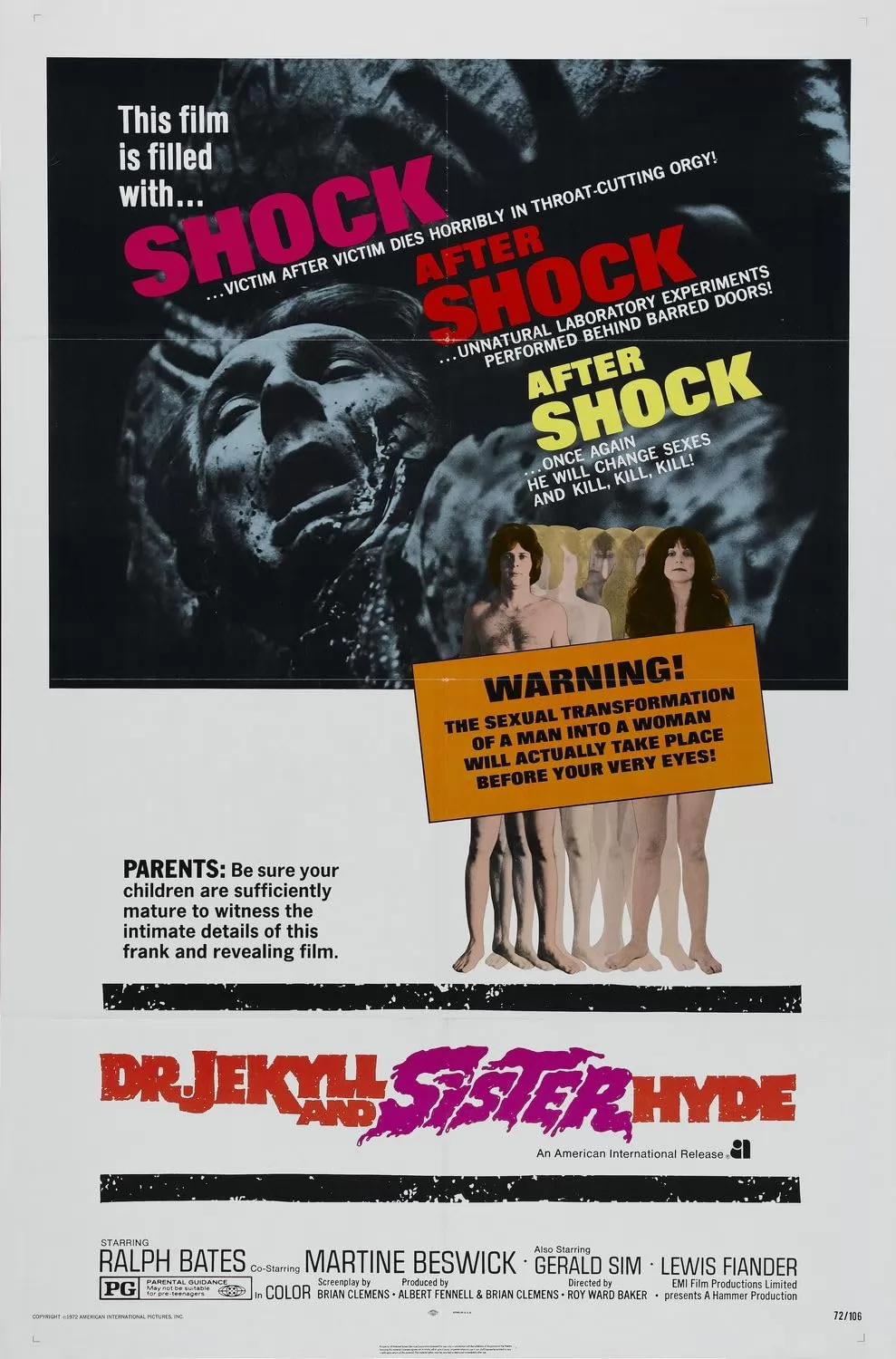 Доктор Джекилл и сестра Хайд / Dr Jekyll & Sister Hyde (1971) отзывы. Рецензии. Новости кино. Актеры фильма Доктор Джекилл и сестра Хайд. Отзывы о фильме Доктор Джекилл и сестра Хайд