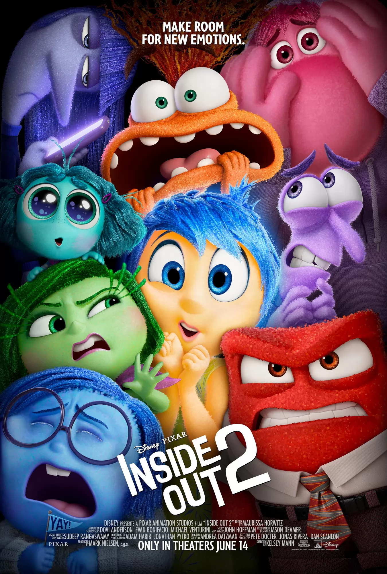 Головоломка 2 / Inside Out 2 (2024) отзывы. Рецензии. Новости кино. Актеры фильма Головоломка 2. Отзывы о фильме Головоломка 2