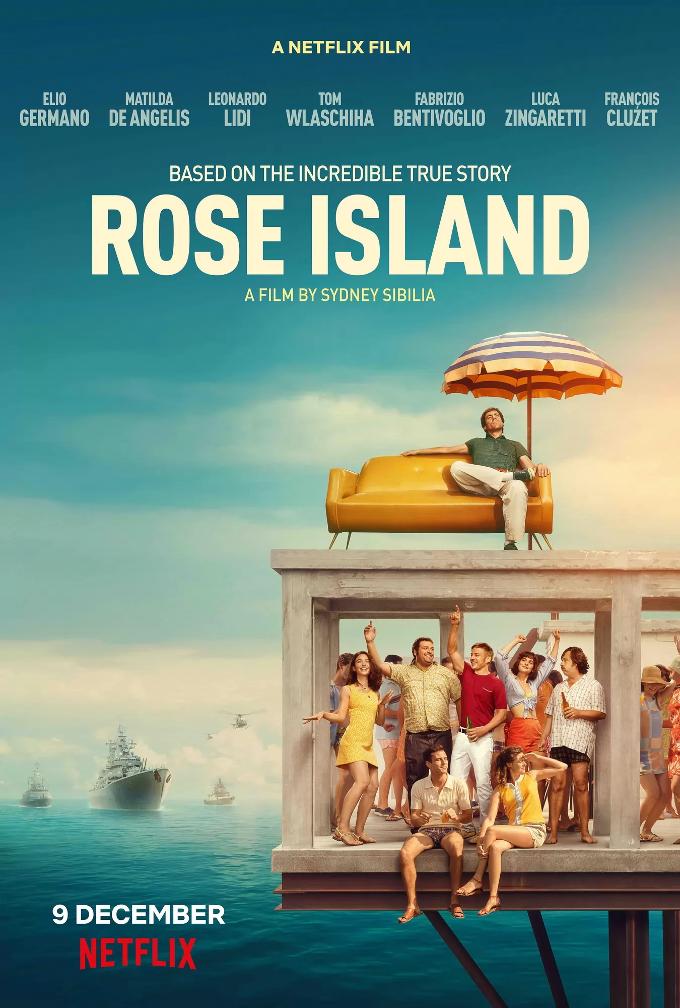 🎬 Фильм Невероятная история Острова роз (2020) - L`incredibile storia  dell`Isola delle Rose - полная информация о фильме, режиссер: Сидней Сибилиа