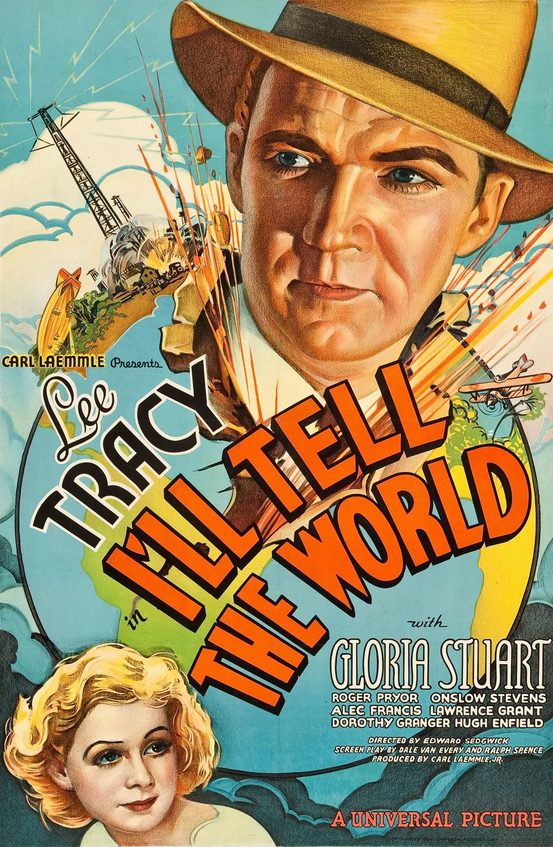 Я расскажу всему миру / I`ll Tell the World (1934) отзывы. Рецензии. Новости кино. Актеры фильма Я расскажу всему миру. Отзывы о фильме Я расскажу всему миру