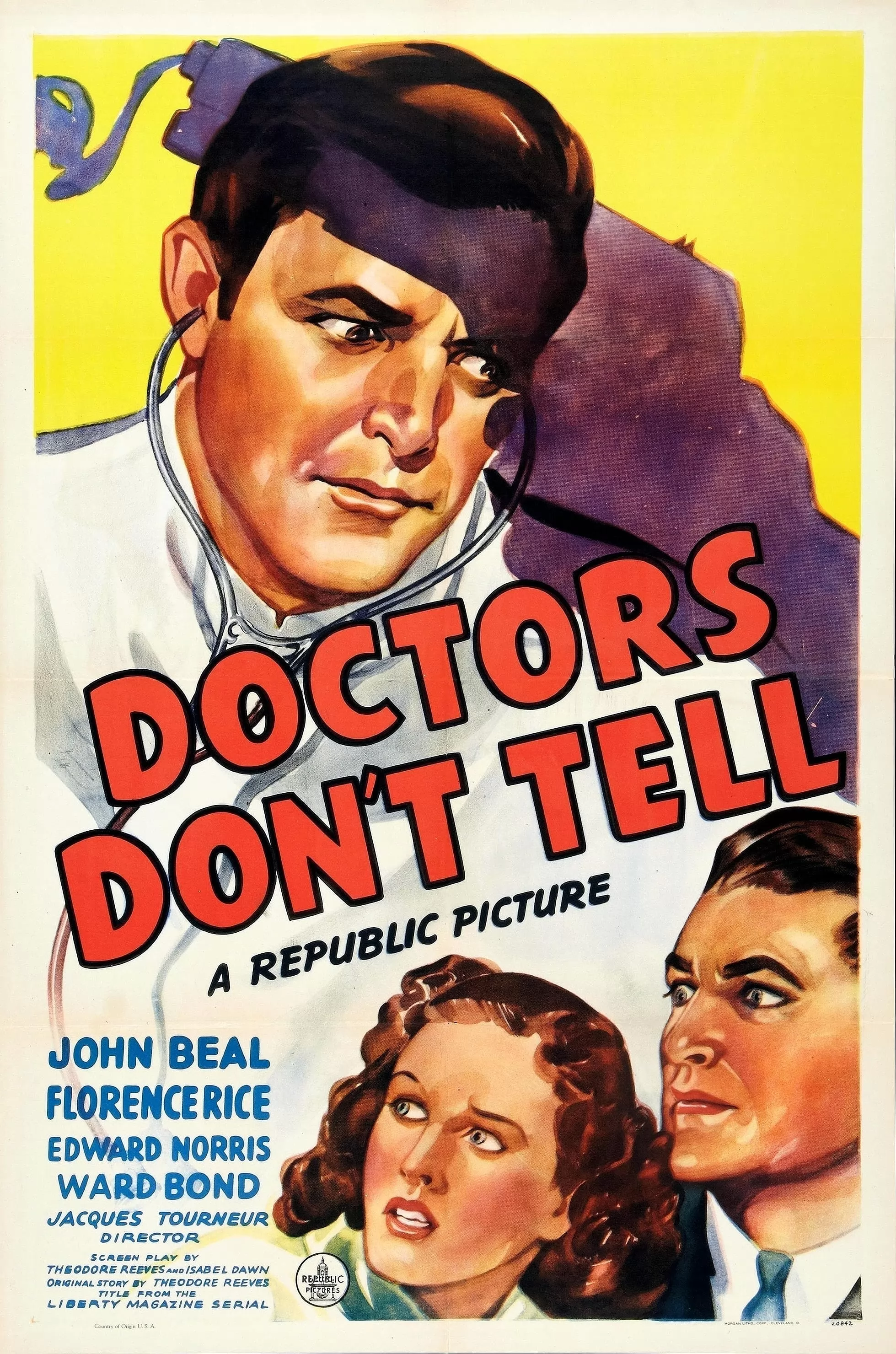 Доктора держат язык за зубами / Doctors Don`t Tell (1941) отзывы. Рецензии. Новости кино. Актеры фильма Доктора держат язык за зубами. Отзывы о фильме Доктора держат язык за зубами