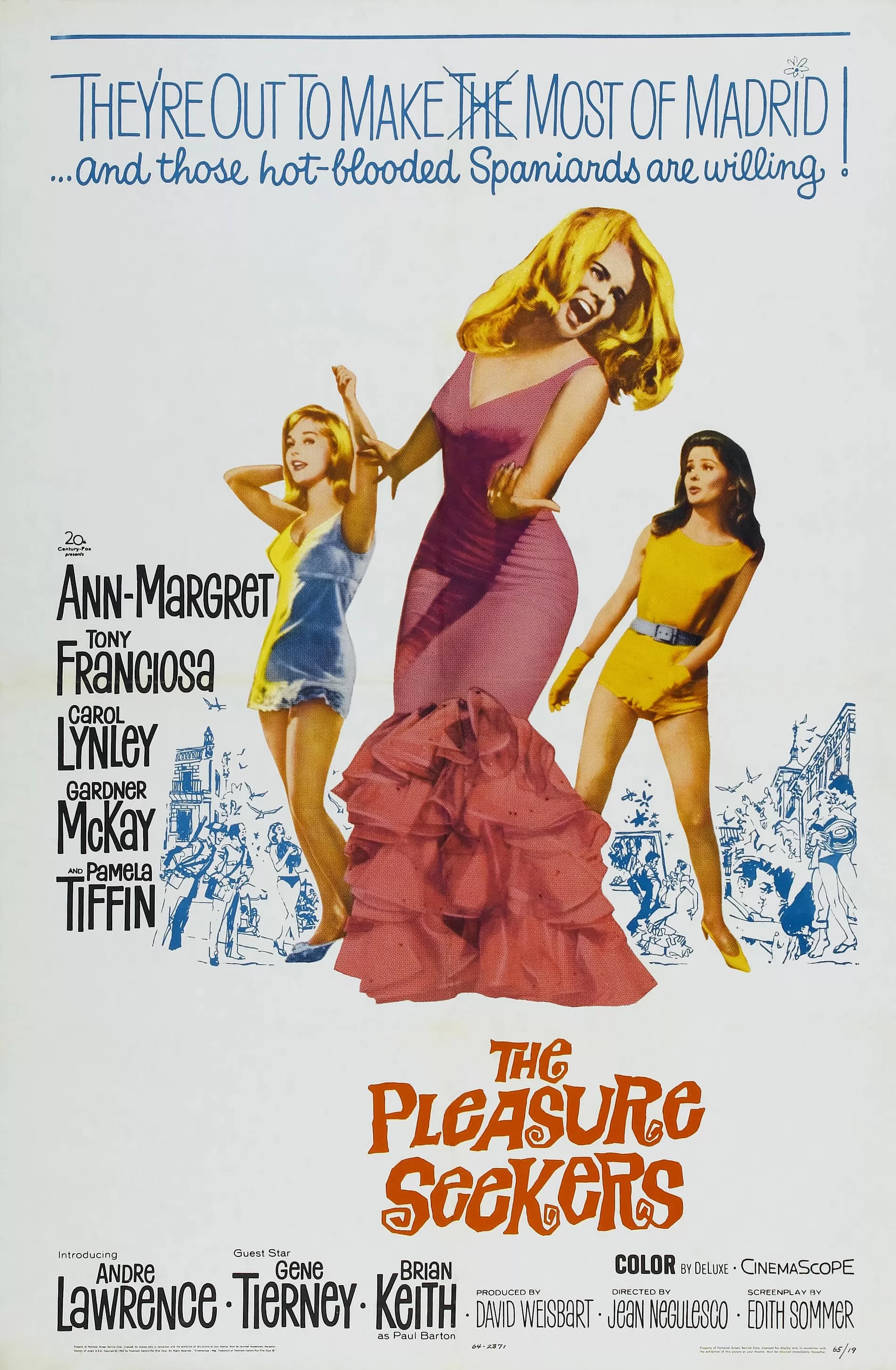 Ищущие удовольствия / The Pleasure Seekers (1964) отзывы. Рецензии. Новости кино. Актеры фильма Ищущие удовольствия. Отзывы о фильме Ищущие удовольствия