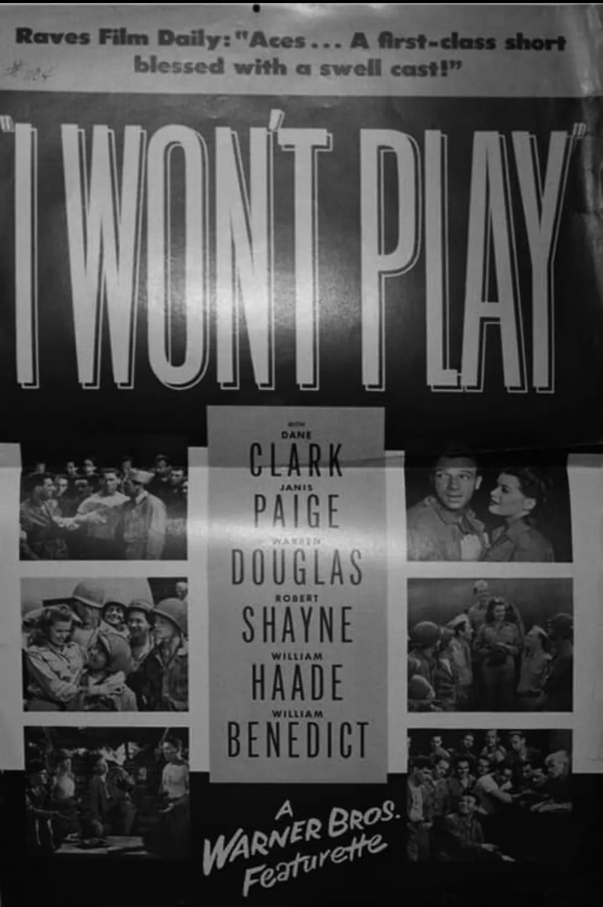 Я не играю / I Won`t Play (1944) отзывы. Рецензии. Новости кино. Актеры фильма Я не играю. Отзывы о фильме Я не играю