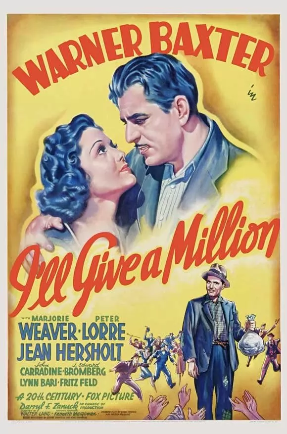 Дам миллион / I`ll Give a Million (1938) отзывы. Рецензии. Новости кино. Актеры фильма Дам миллион. Отзывы о фильме Дам миллион