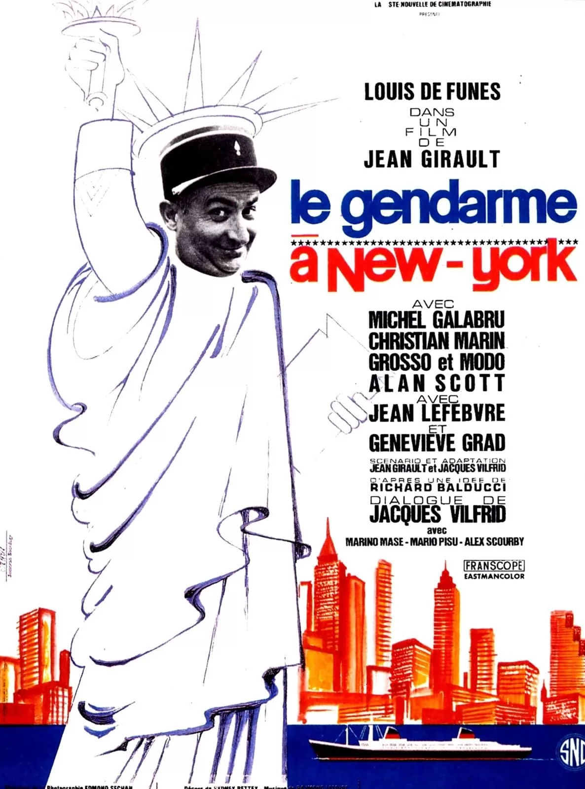 Жандарм в Нью-Йорке / Le gendarme à New York (1965) отзывы. Рецензии. Новости кино. Актеры фильма Жандарм в Нью-Йорке. Отзывы о фильме Жандарм в Нью-Йорке