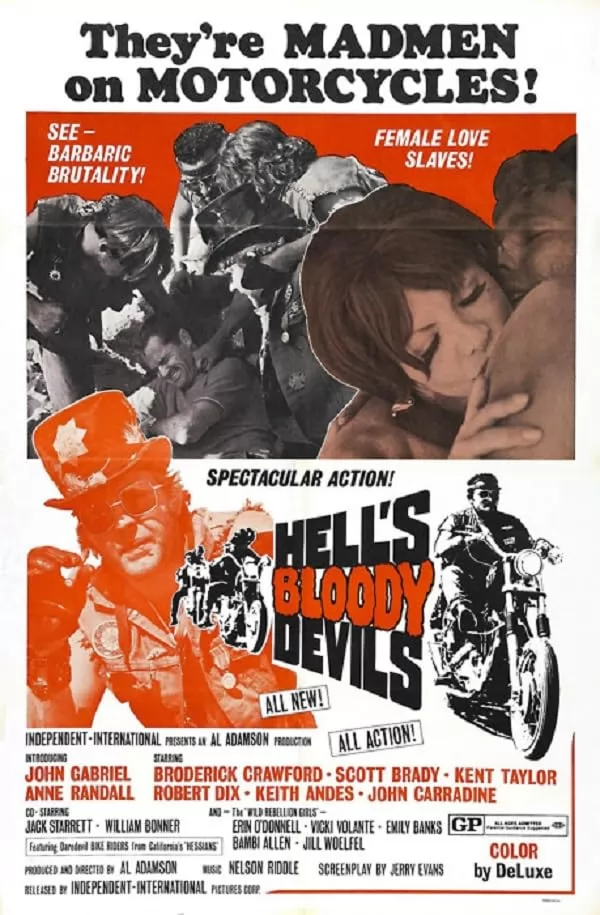 Кровавые ангелы ада / Hell`s Bloody Devils (1970) отзывы. Рецензии. Новости кино. Актеры фильма Кровавые ангелы ада. Отзывы о фильме Кровавые ангелы ада