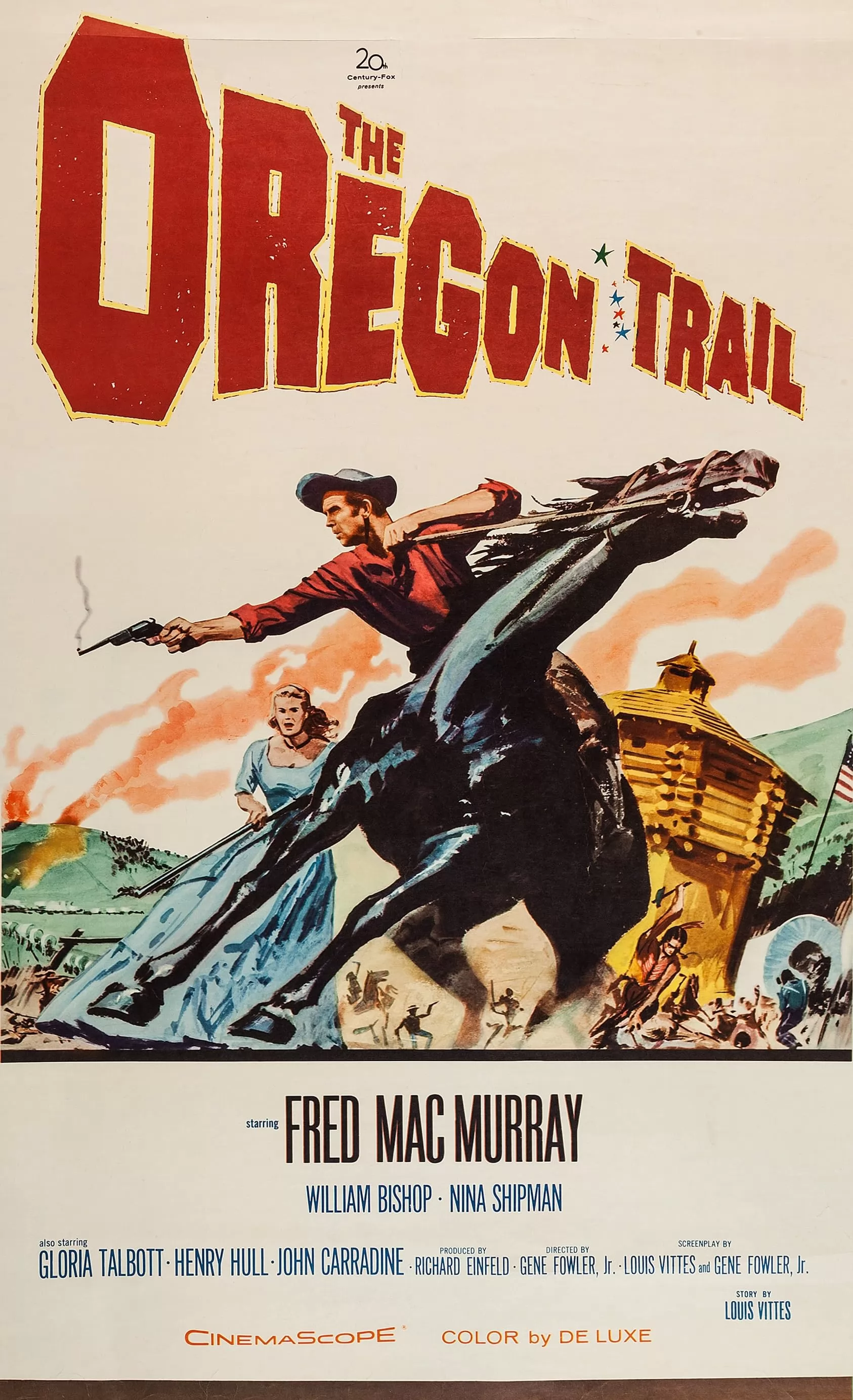 Орегонский поезд / The Oregon Trail (1959) отзывы. Рецензии. Новости кино. Актеры фильма Орегонский поезд. Отзывы о фильме Орегонский поезд