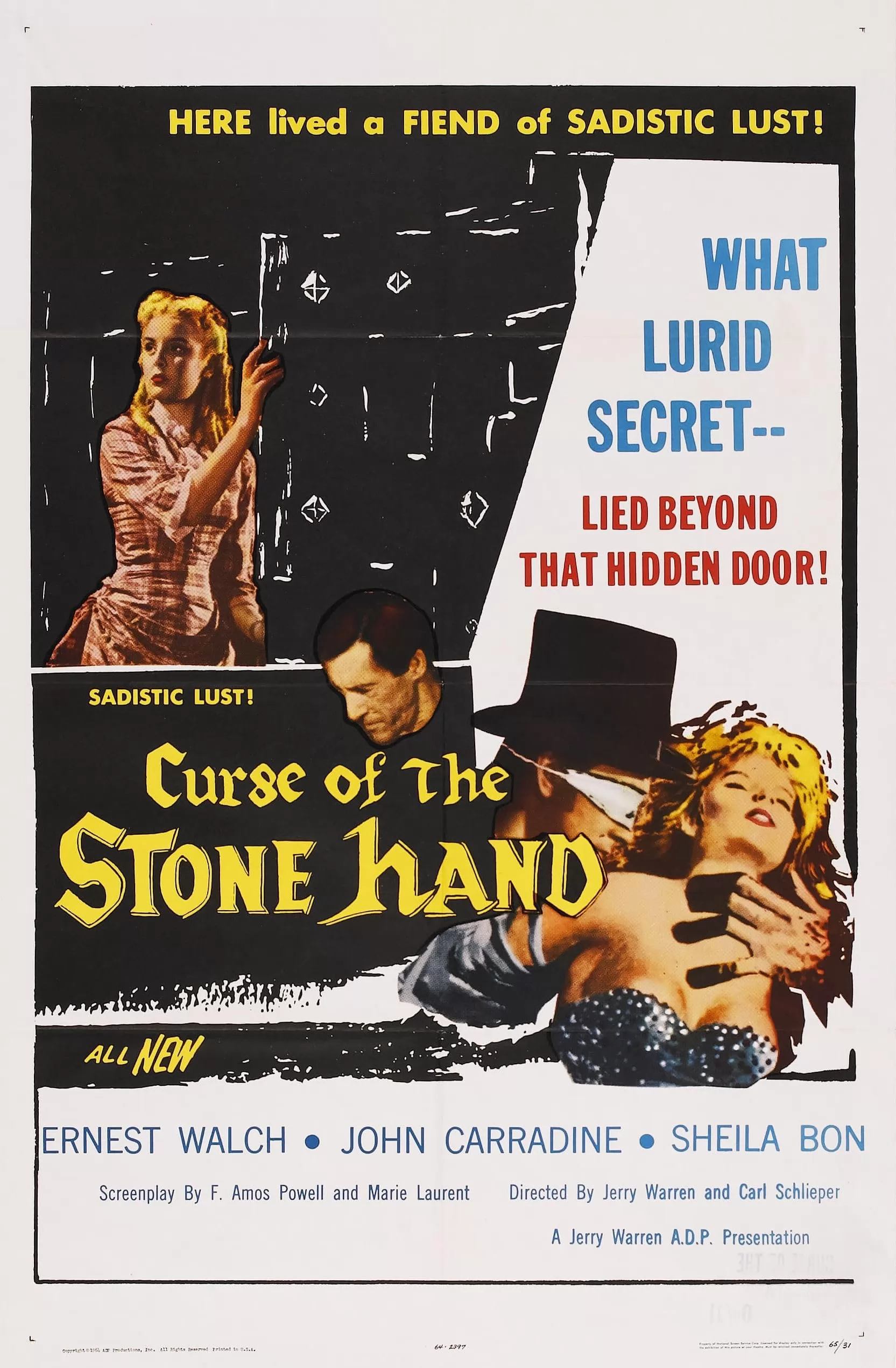 Проклятие каменной руки / Curse of the Stone Hand (1965) отзывы. Рецензии. Новости кино. Актеры фильма Проклятие каменной руки. Отзывы о фильме Проклятие каменной руки