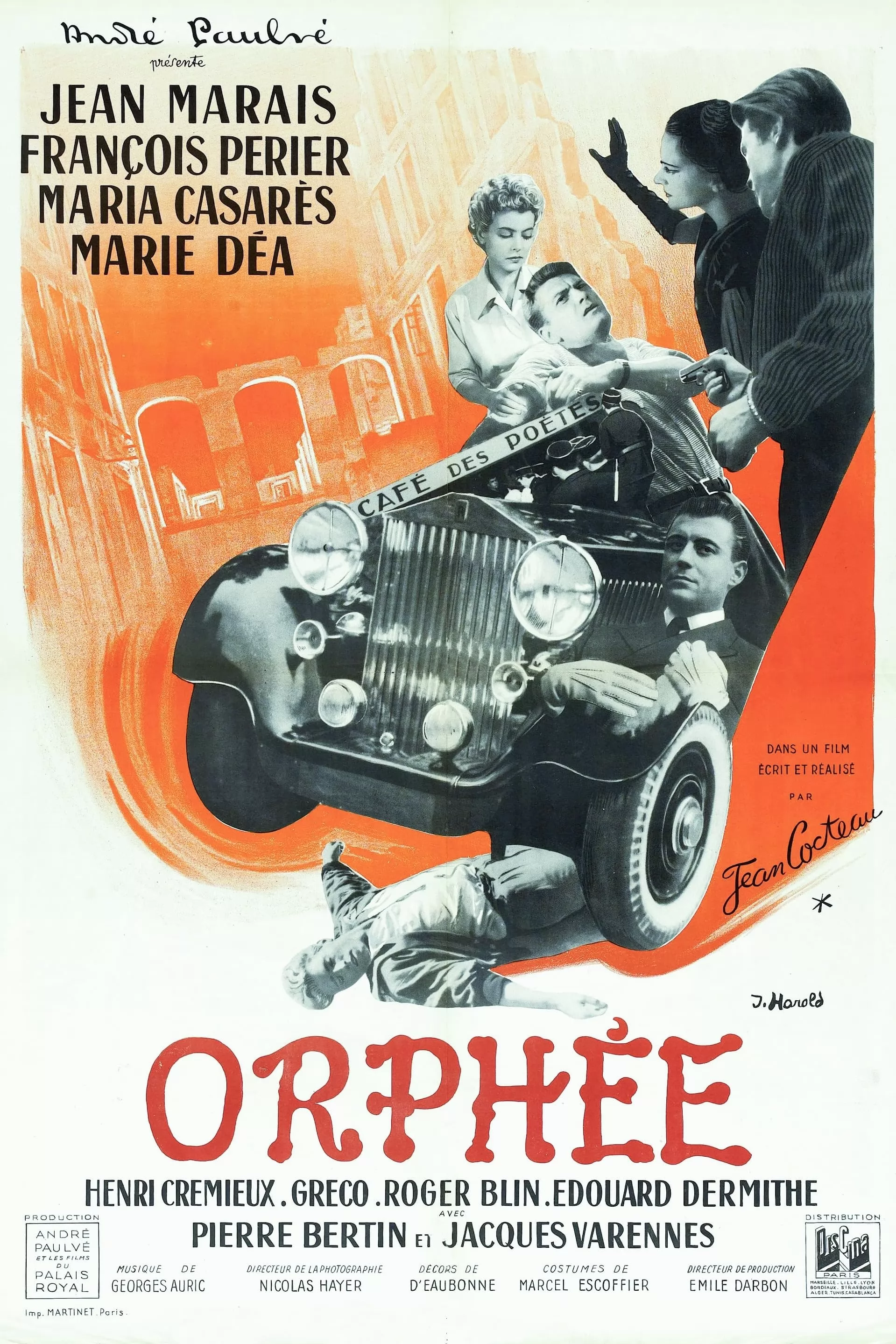 Орфей / Orphée (1950) отзывы. Рецензии. Новости кино. Актеры фильма Орфей. Отзывы о фильме Орфей