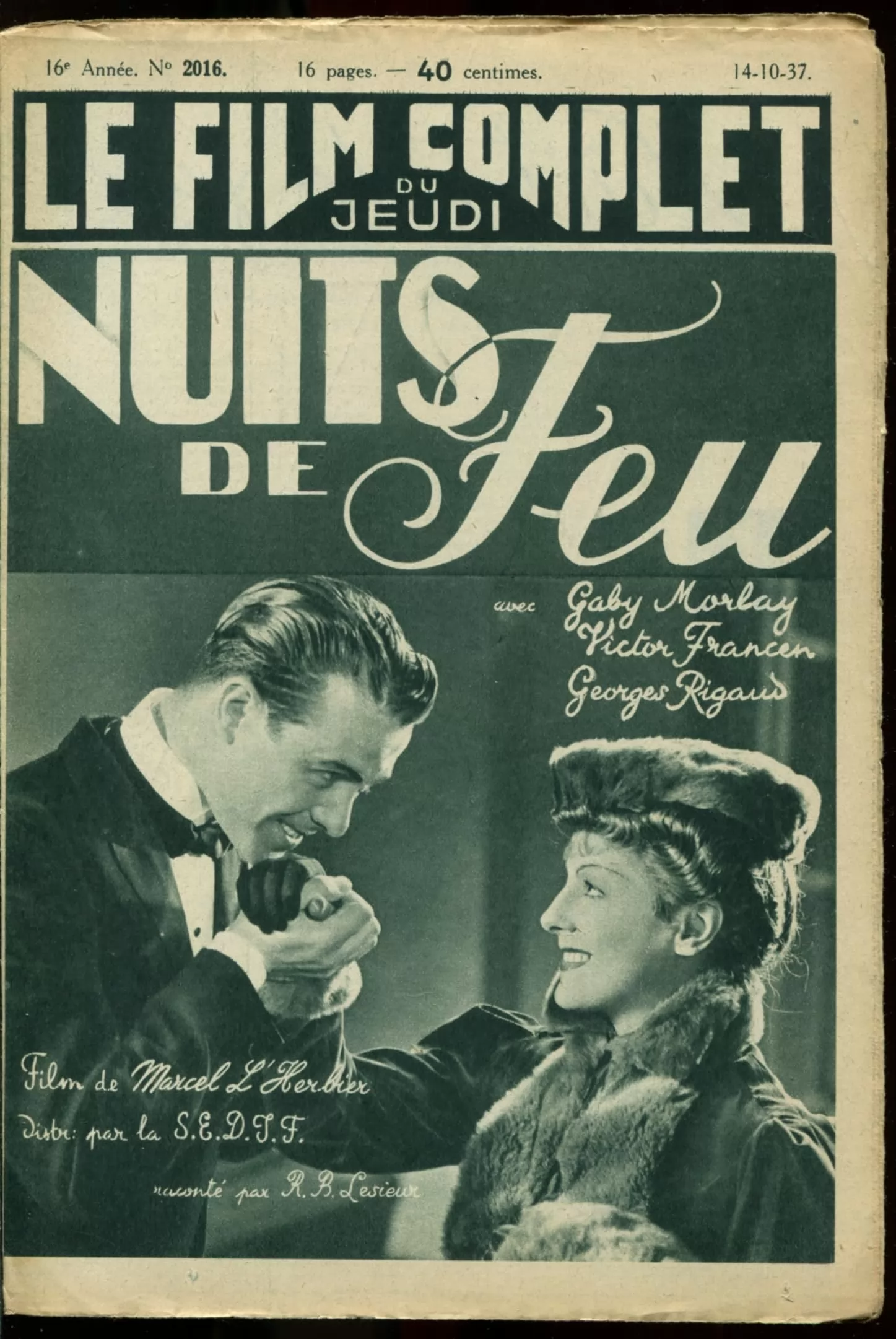 Огненные ночи / Nuits de feu (1937) отзывы. Рецензии. Новости кино. Актеры фильма Огненные ночи. Отзывы о фильме Огненные ночи