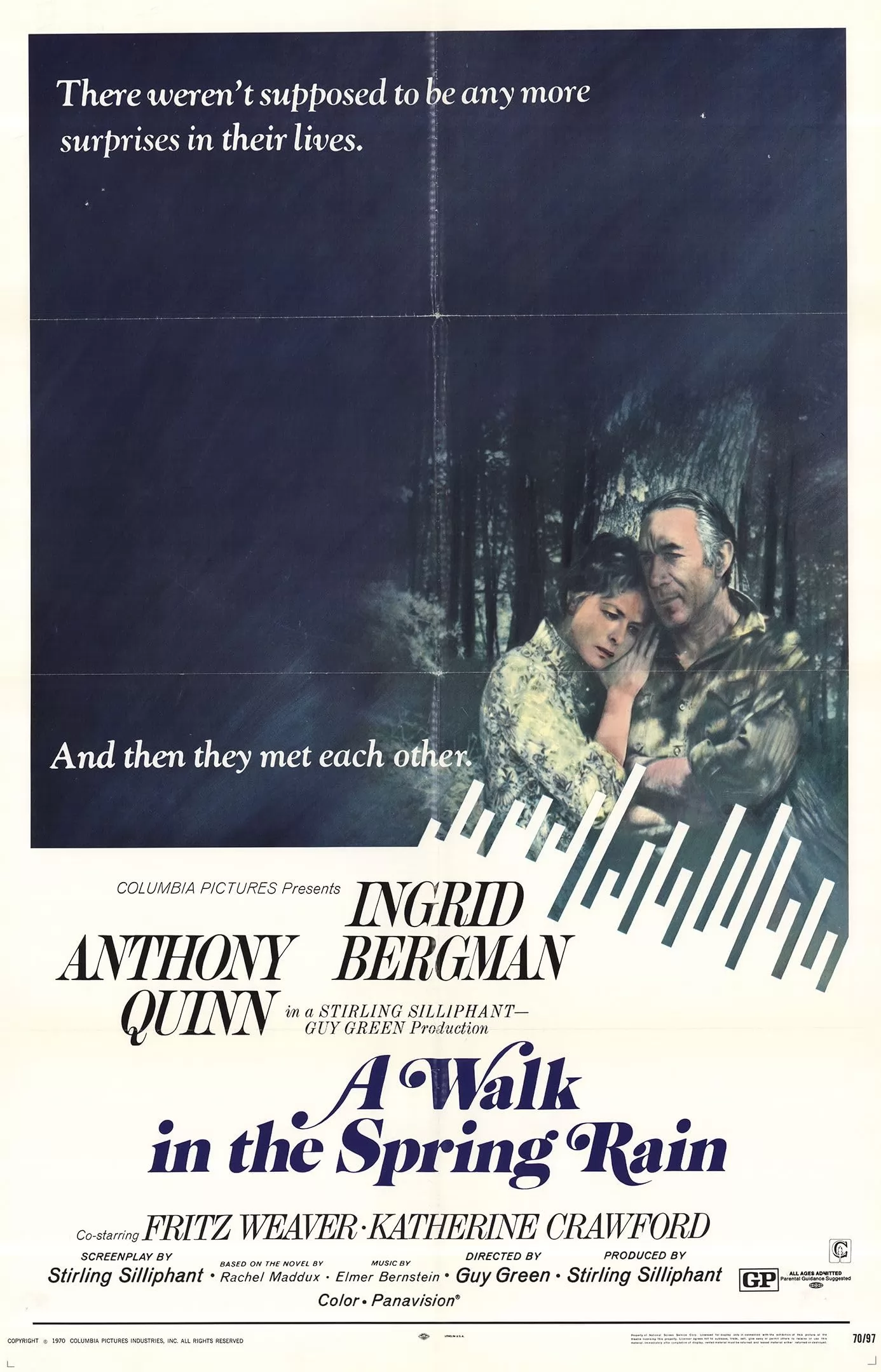 Прогулка под весенним дождем / A Walk in the Spring Rain (1970) отзывы. Рецензии. Новости кино. Актеры фильма Прогулка под весенним дождем. Отзывы о фильме Прогулка под весенним дождем