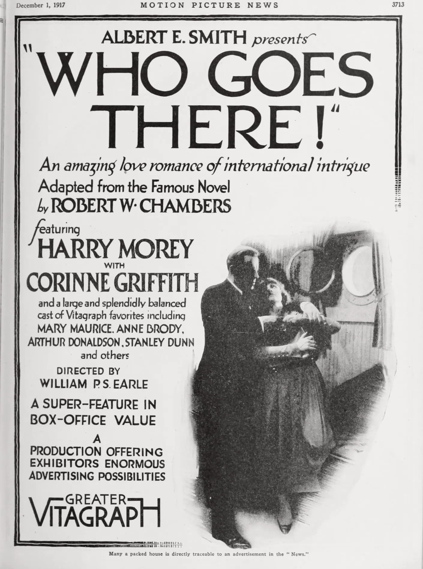 Кто идет? / Who Goes There? (1917) отзывы. Рецензии. Новости кино. Актеры фильма Кто идет?. Отзывы о фильме Кто идет?