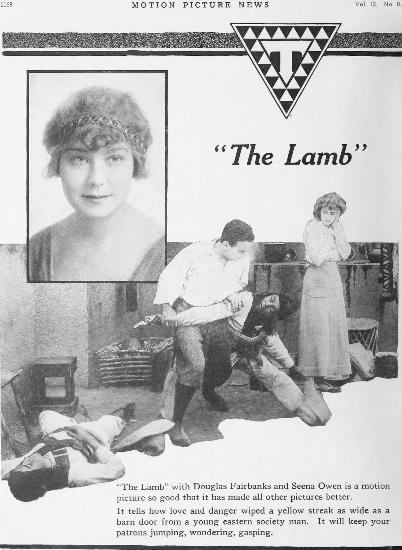 Ягненок / The Lamb (1915) отзывы. Рецензии. Новости кино. Актеры фильма Ягненок. Отзывы о фильме Ягненок