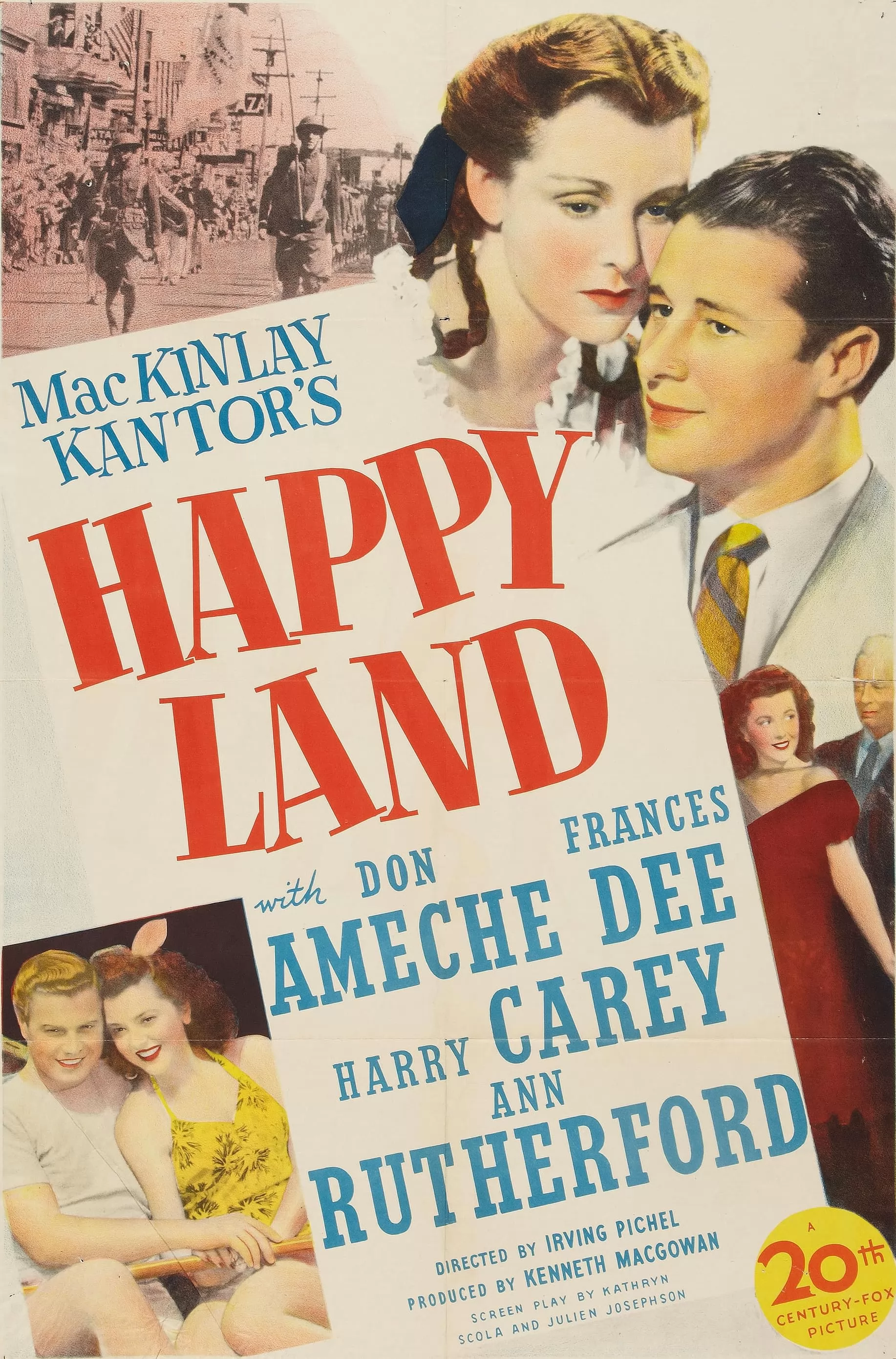 Счастливая земля / Happy Land (1943) отзывы. Рецензии. Новости кино. Актеры фильма Счастливая земля. Отзывы о фильме Счастливая земля