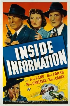 Инсайдерская информация / Inside Information (1939) отзывы. Рецензии. Новости кино. Актеры фильма Инсайдерская информация. Отзывы о фильме Инсайдерская информация