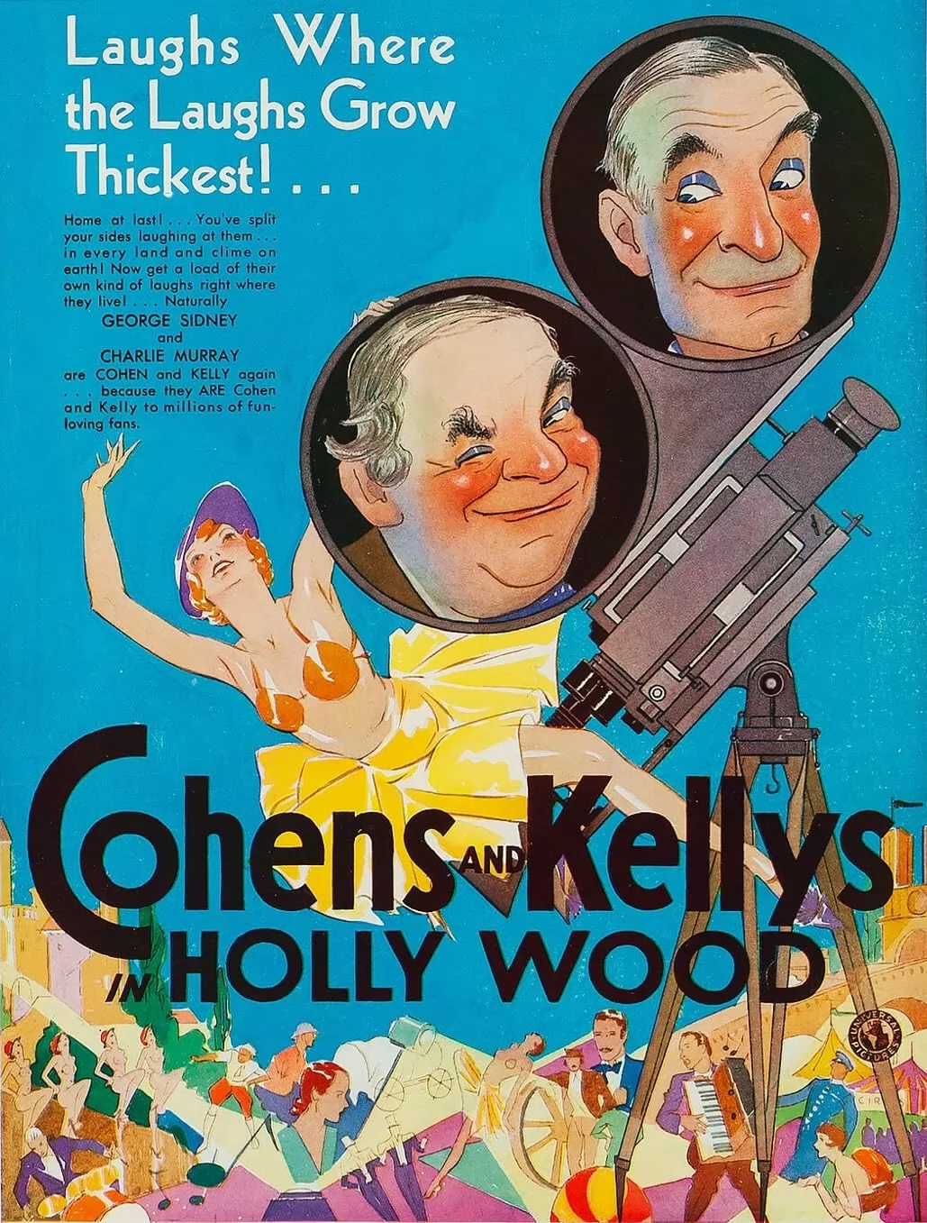 Коэни и Келли в Голливуде / The Cohens and Kellys in Hollywood (1932) отзывы. Рецензии. Новости кино. Актеры фильма Коэни и Келли в Голливуде. Отзывы о фильме Коэни и Келли в Голливуде