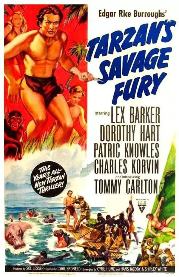 Дикая ярость Тарзана / Tarzan`s Savage Fury (1952) отзывы. Рецензии. Новости кино. Актеры фильма Дикая ярость Тарзана. Отзывы о фильме Дикая ярость Тарзана