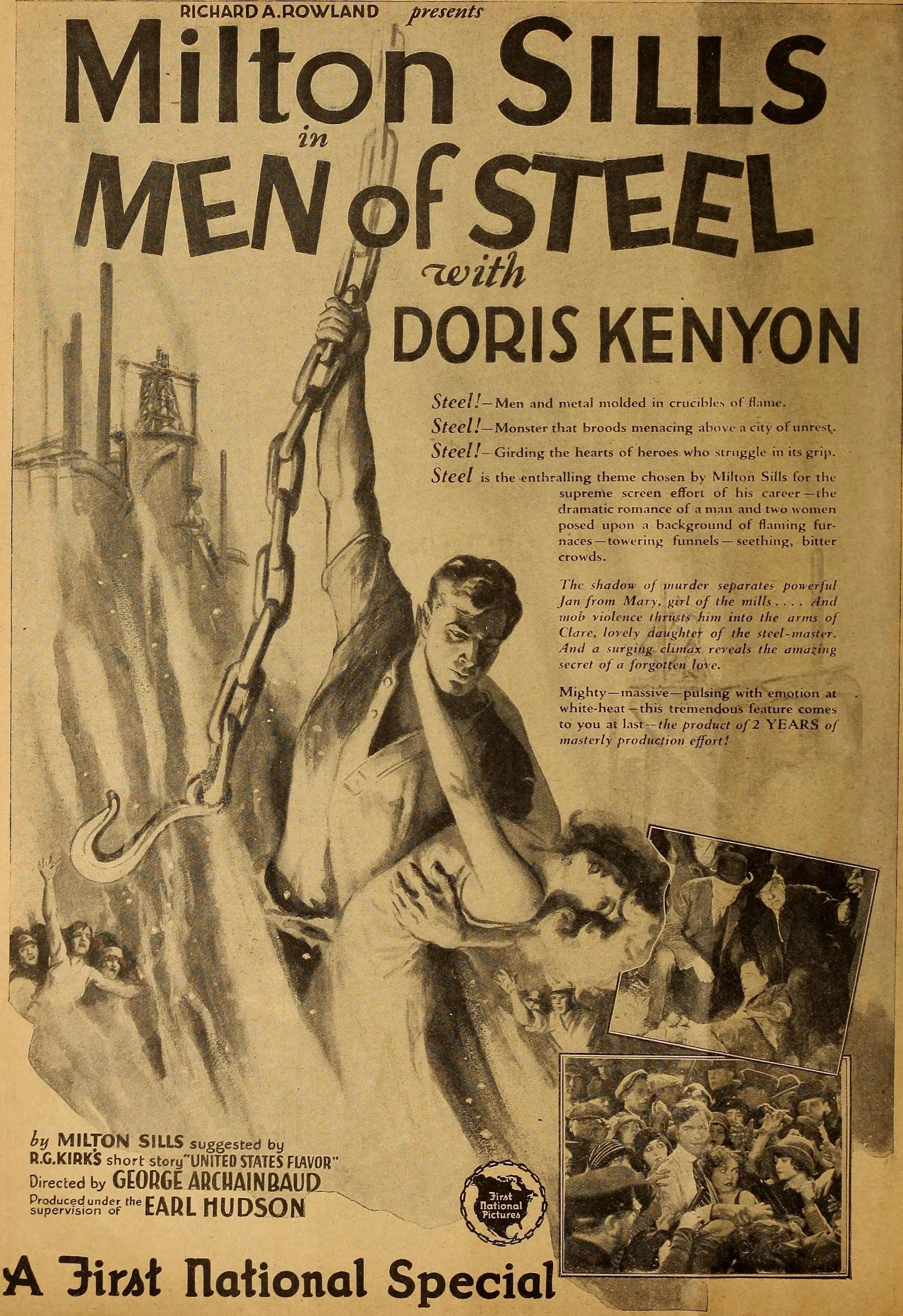 Люди из стали / Men of Steel (1926) отзывы. Рецензии. Новости кино. Актеры фильма Люди из стали. Отзывы о фильме Люди из стали