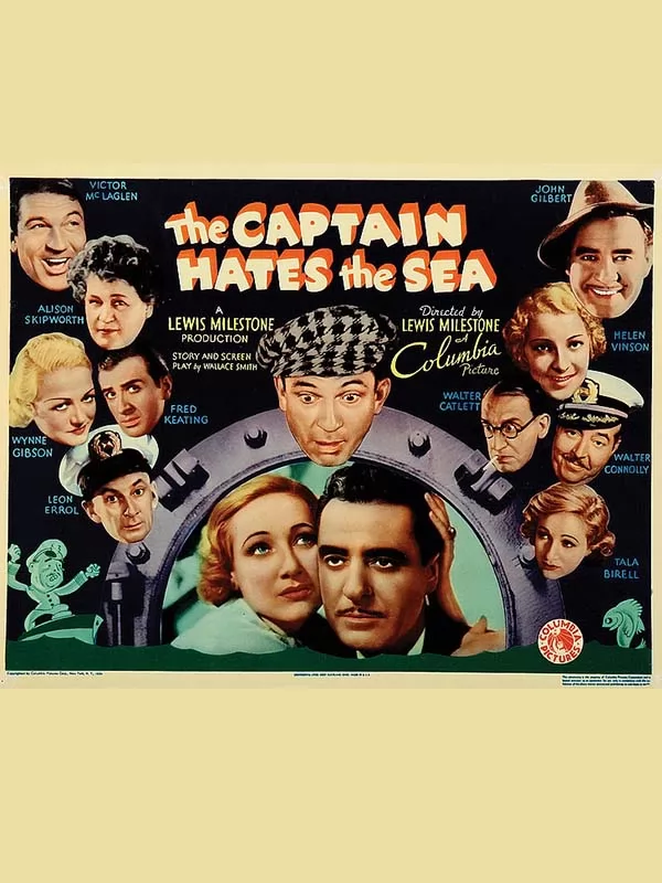 Капитан ненавидит море / The Captain Hates the Sea (1934) отзывы. Рецензии. Новости кино. Актеры фильма Капитан ненавидит море. Отзывы о фильме Капитан ненавидит море