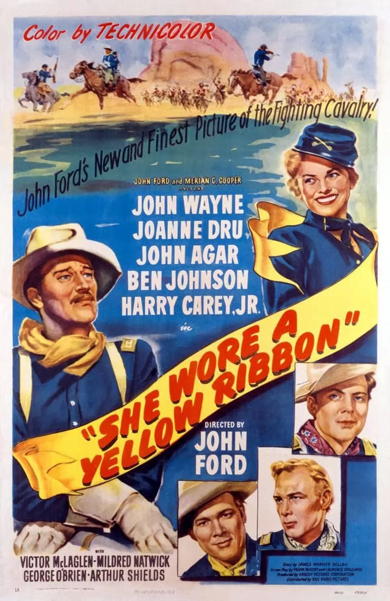 Она носила желтую ленту / She Wore a Yellow Ribbon (1949) отзывы. Рецензии. Новости кино. Актеры фильма Она носила желтую ленту. Отзывы о фильме Она носила желтую ленту