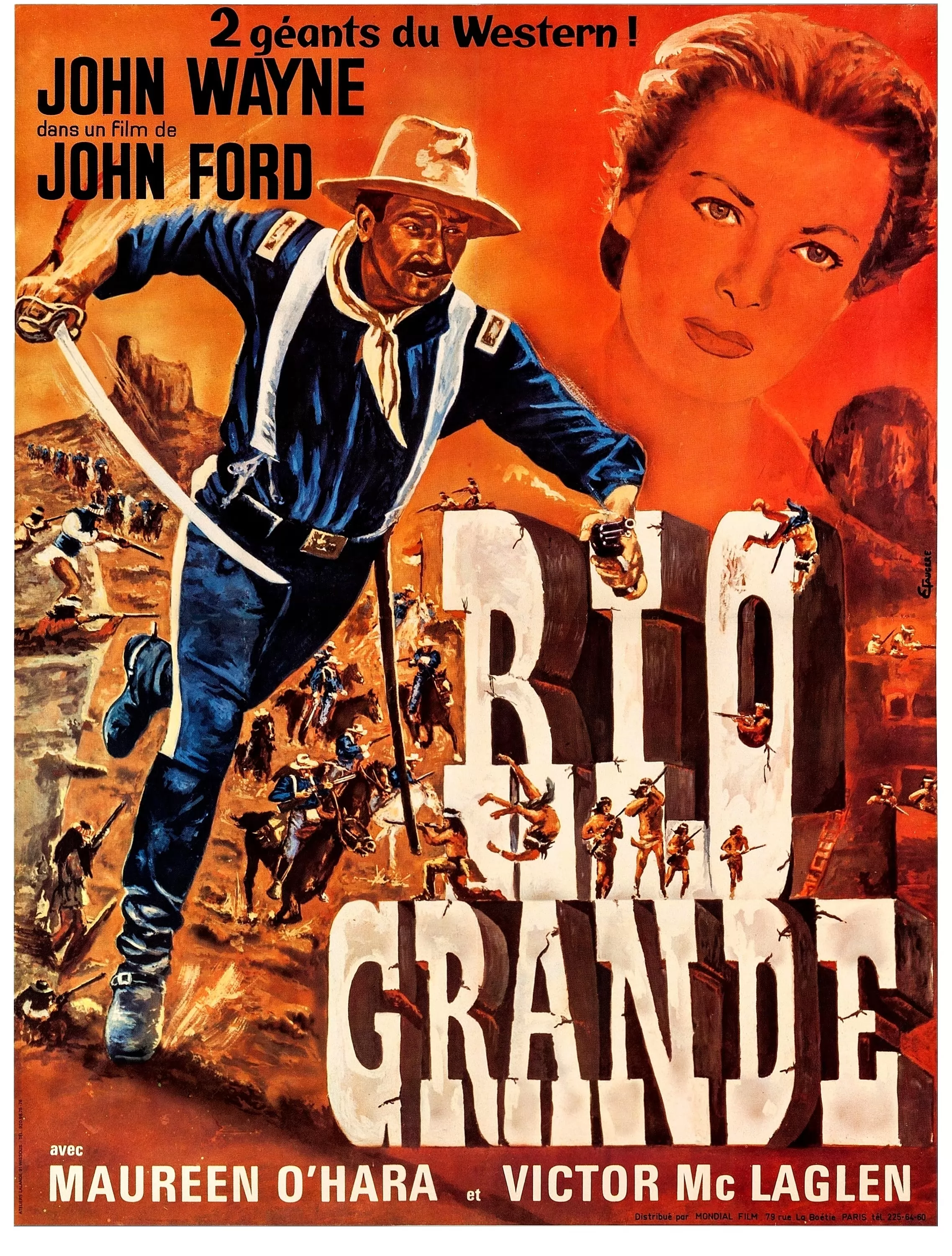 Рио Гранде / Rio Grande (1950) отзывы. Рецензии. Новости кино. Актеры фильма Рио Гранде. Отзывы о фильме Рио Гранде