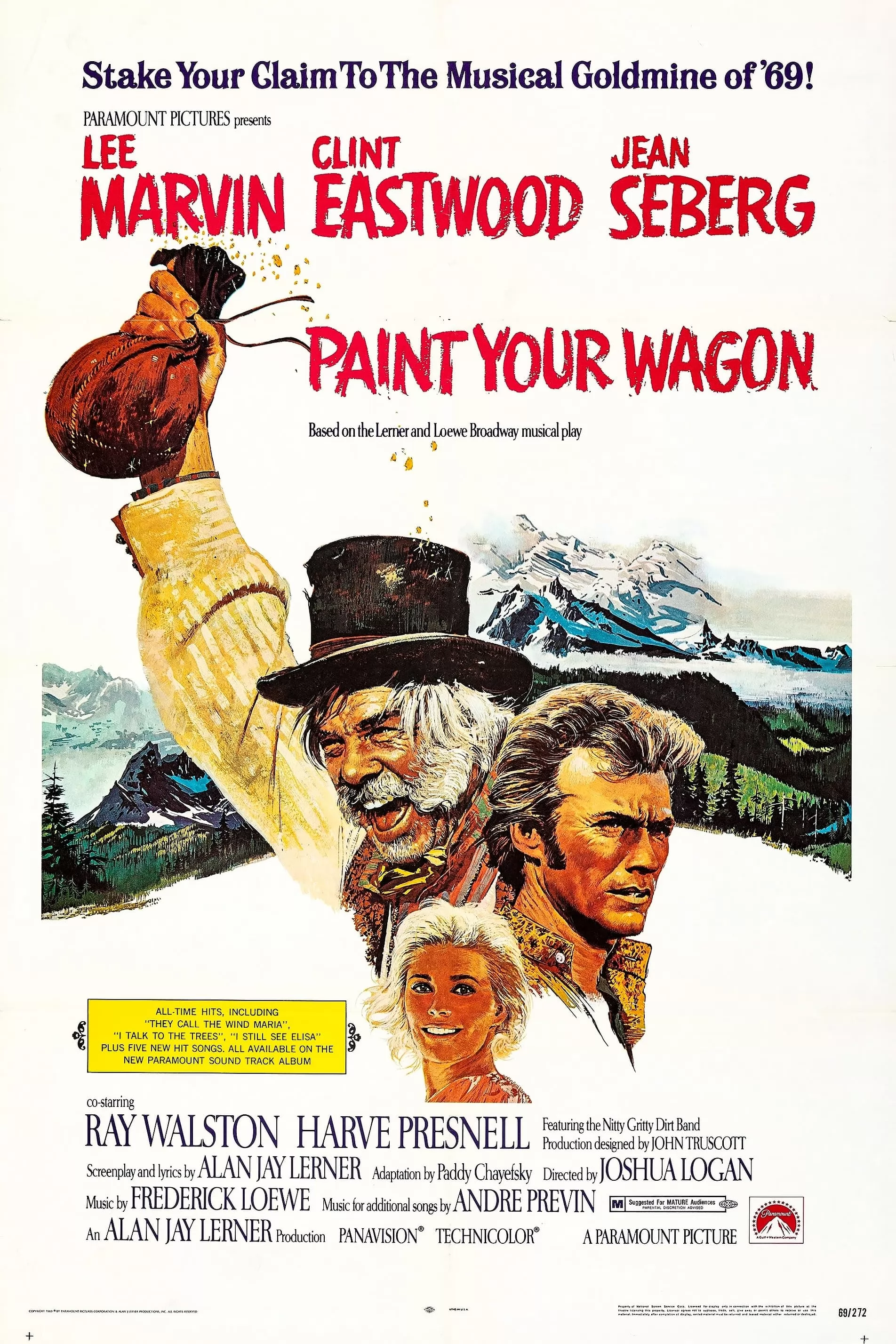 Золото Калифорнии / Paint Your Wagon (1969) отзывы. Рецензии. Новости кино. Актеры фильма Золото Калифорнии. Отзывы о фильме Золото Калифорнии