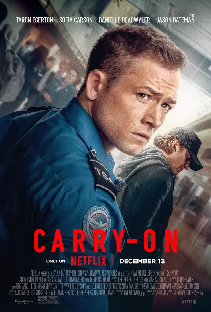 Ручная кладь / Carry-On (2024) отзывы. Рецензии. Новости кино. Актеры фильма Ручная кладь. Отзывы о фильме Ручная кладь