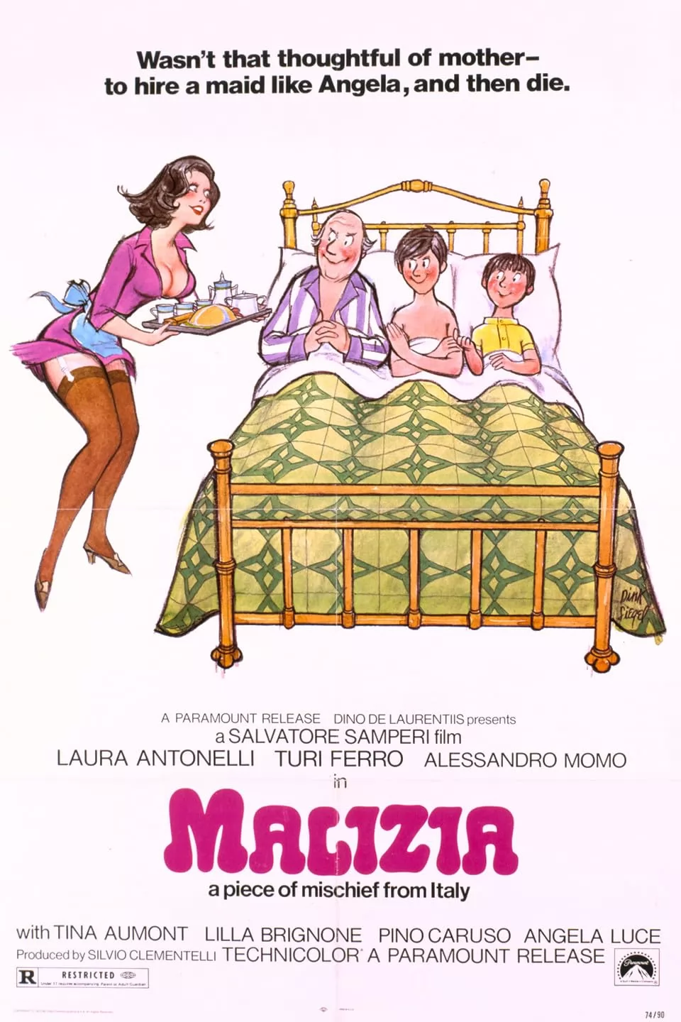 Коварство / Malizia (1973) отзывы. Рецензии. Новости кино. Актеры фильма Коварство. Отзывы о фильме Коварство