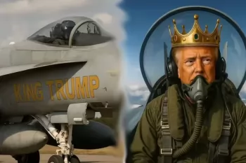 Дональд Трамп с помощью ИИ сделался царем и сбросил фекалии на критиков