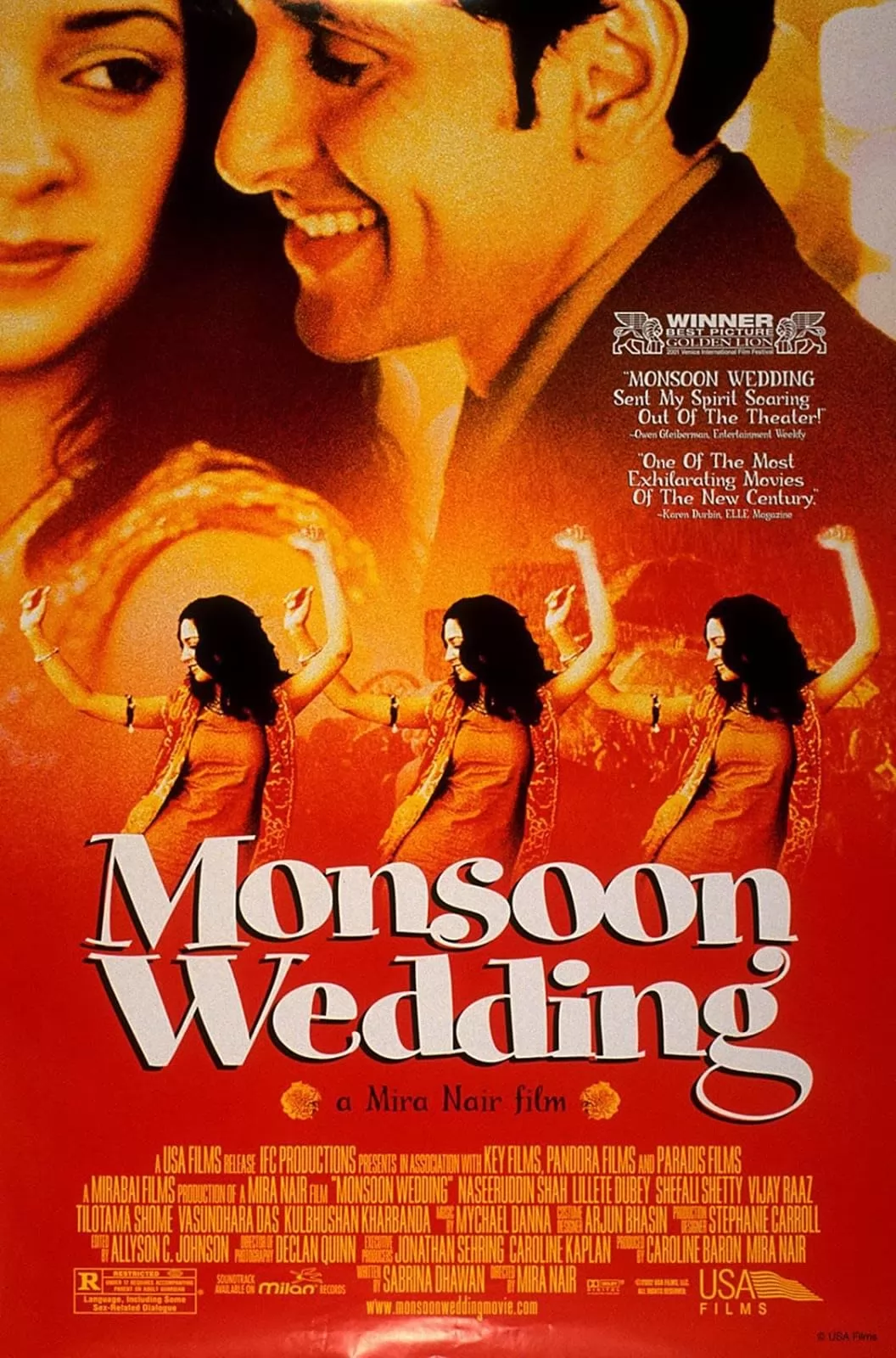 Свадьба в сезон дождей / Monsoon Wedding (2001) отзывы. Рецензии. Новости кино. Актеры фильма Свадьба в сезон дождей. Отзывы о фильме Свадьба в сезон дождей