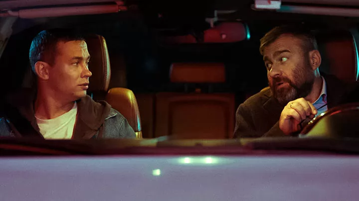 Михаил Пореченков и Никита Кологривый в трейлере фильма "Беги"