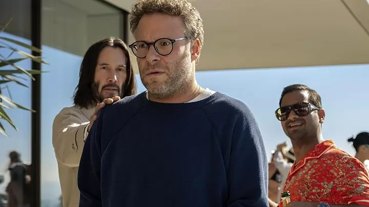 Киану Ривз и Сет Роген в трейлере фильма "Удача"