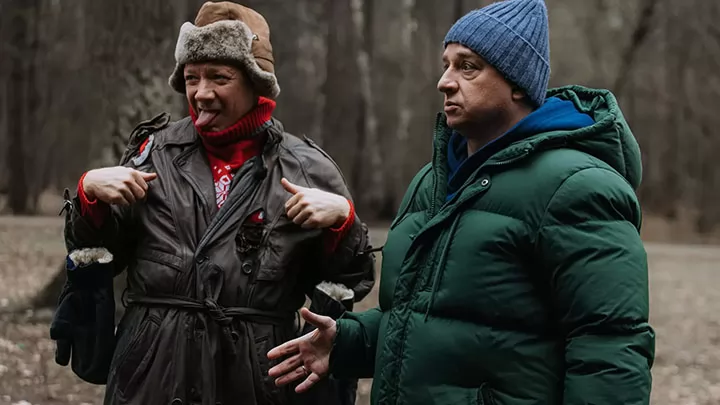 Максим Лагашкин и Екатерина Стулова в трейлере сериала "Планетяне"