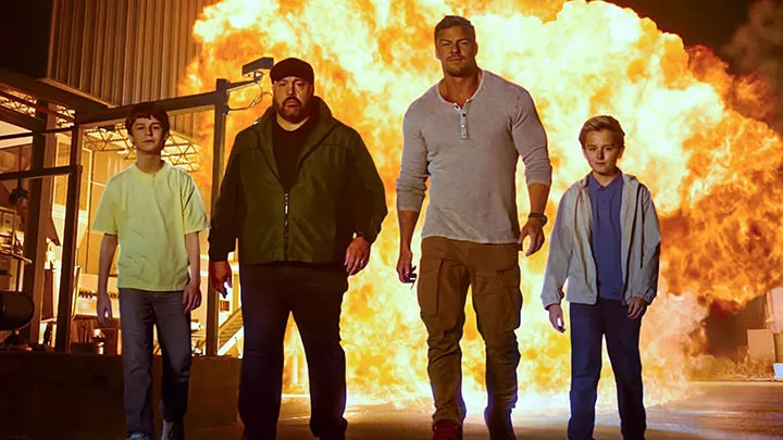 Кевин Джеймс и Алан Ричсон в трейлере фильма "Убойная суббота"