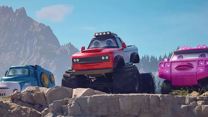 Трейлер российского мультфильма Грузовички