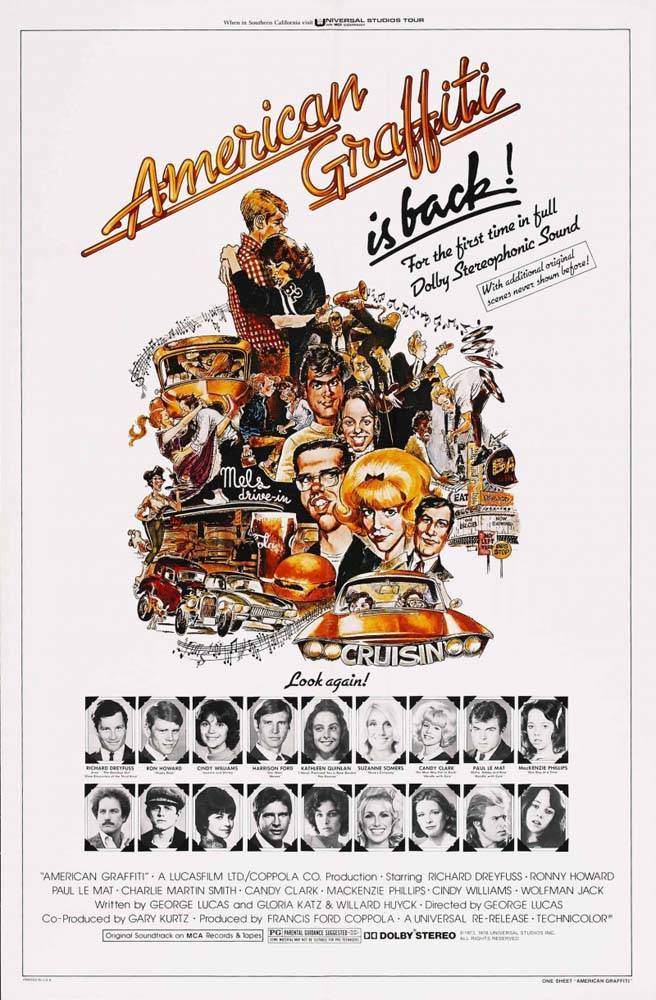 Американские граффити / American Graffiti (1973) отзывы. Рецензии. Новости кино. Актеры фильма Американские граффити. Отзывы о фильме Американские граффити