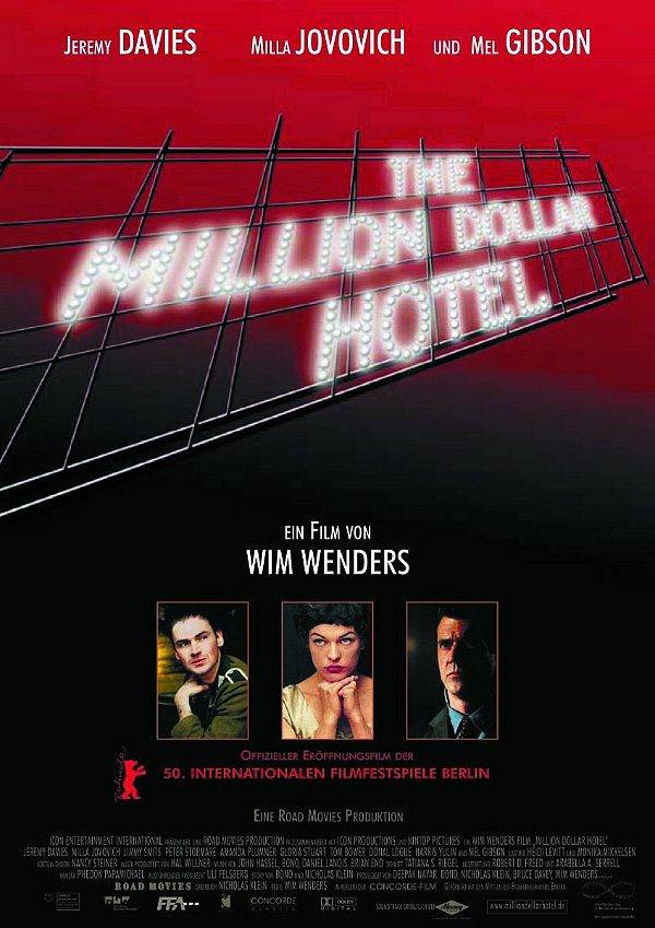 Отель "Миллион долларов" / The Million Dollar Hotel (2000) отзывы. Рецензии. Новости кино. Актеры фильма Отель "Миллион долларов". Отзывы о фильме Отель "Миллион долларов"