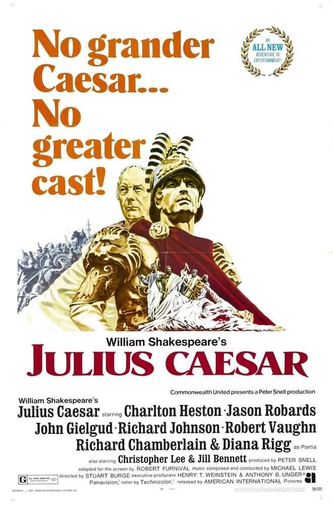 Юлий Цезарь / Julius Caesar (1970) отзывы. Рецензии. Новости кино. Актеры фильма Юлий Цезарь. Отзывы о фильме Юлий Цезарь